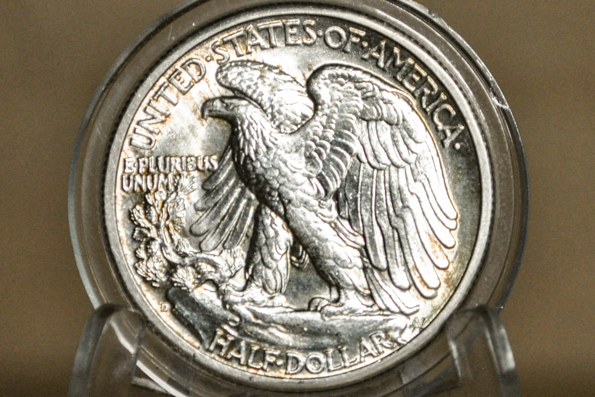 1943 P D & S Walking Liberty Silver Half Dollar - Choose By Mint and Condition Philadelphia Denver San Francisco WW2 Era 50 Cent Coin