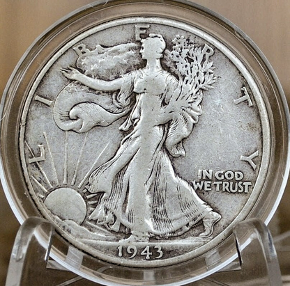 1943 P D & S Walking Liberty Silver Half Dollar - Choose By Mint and Condition Philadelphia Denver San Francisco WW2 Era 50 Cent Coin