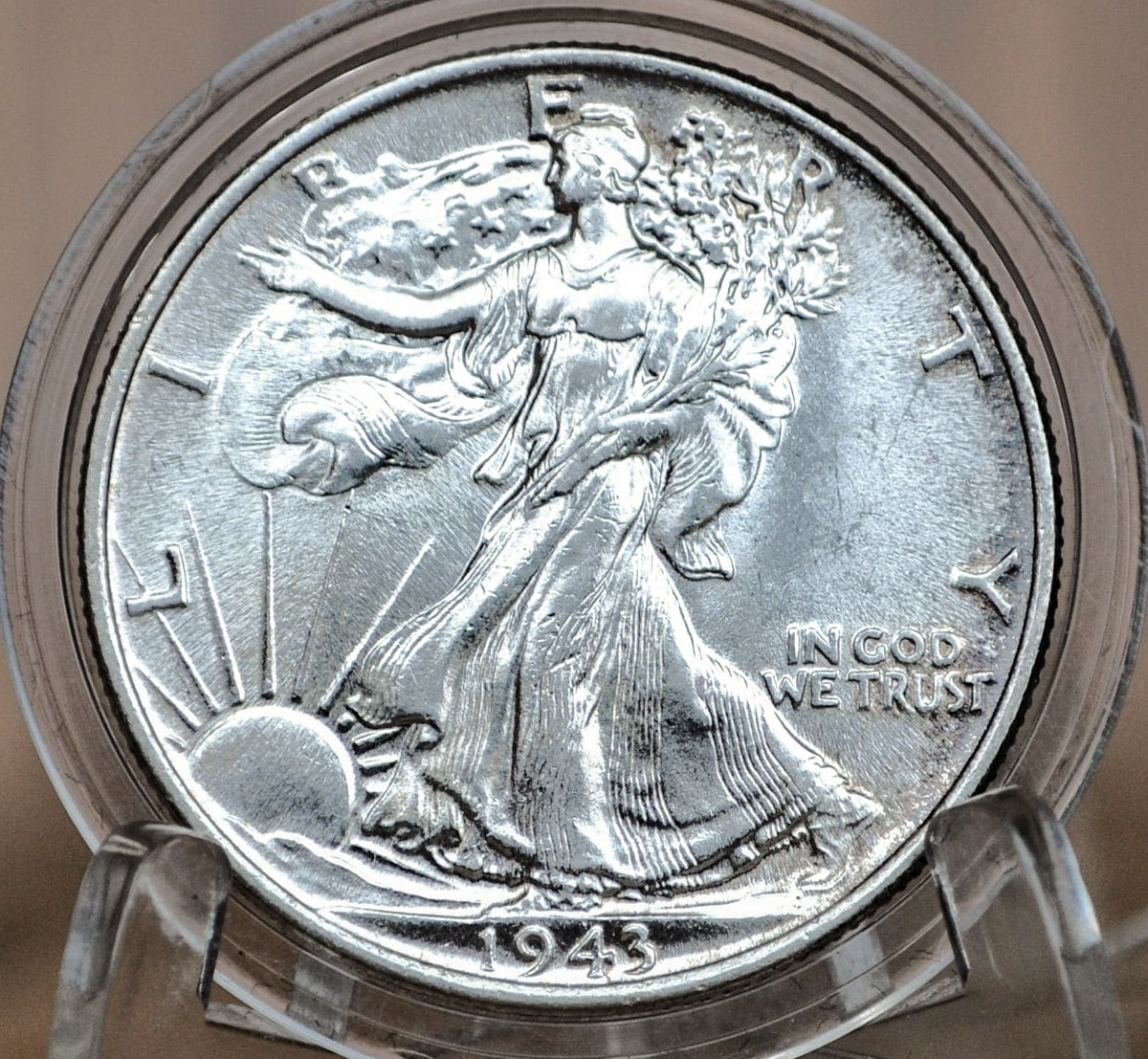 1943 P D & S Walking Liberty Silver Half Dollar - Choose By Mint and Condition Philadelphia Denver San Francisco WW2 Era 50 Cent Coin