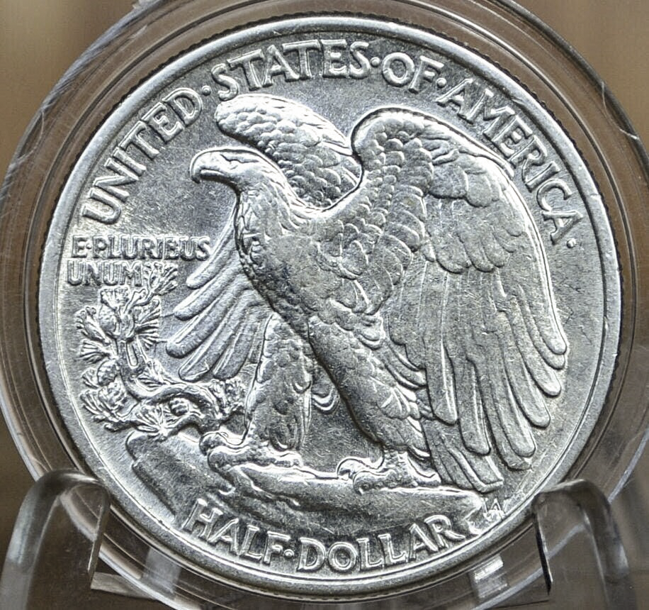 1943 P D & S Walking Liberty Silver Half Dollar - Choose By Mint and Condition Philadelphia Denver San Francisco WW2 Era 50 Cent Coin