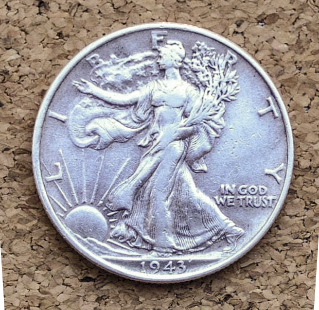1943 P D & S Walking Liberty Silver Half Dollar - Choose By Mint and Condition Philadelphia Denver San Francisco WW2 Era 50 Cent Coin