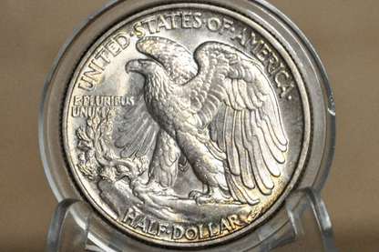 1944 P D & S Walking Liberty Silver Half Dollar - Choose By Mint and Condition Philadelphia Denver San Francisco WW2 Era 50 Cent Coin