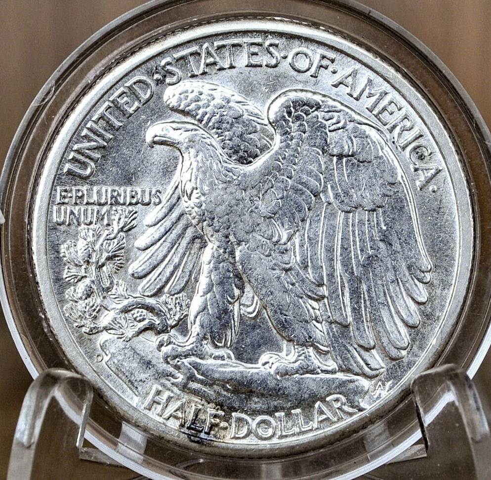 1944 P D & S Walking Liberty Silver Half Dollar - Choose By Mint and Condition Philadelphia Denver San Francisco WW2 Era 50 Cent Coin