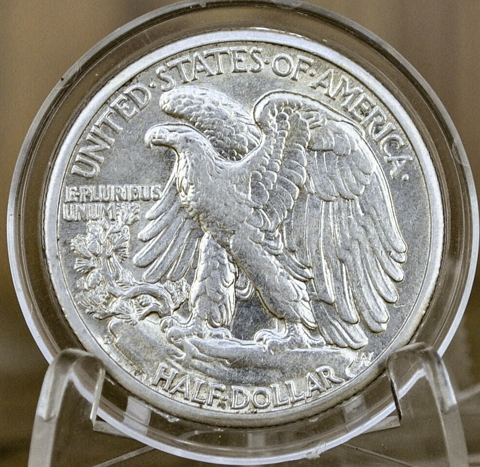 1944 P D & S Walking Liberty Silver Half Dollar - Choose By Mint and Condition Philadelphia Denver San Francisco WW2 Era 50 Cent Coin
