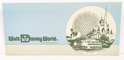 1988 Disney 1 Dollar Mickey Mouse Collectible Money - "DA" Series - Magic Kingdom Envelope - 1988 Series Disneyland One Dollar Novelty Note