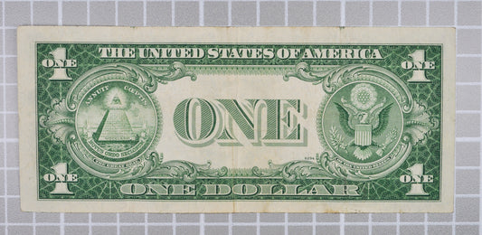 1935 F Fancy Lucky 777 Serial Number 1 Dollar Silver Cert - 27777479 - 1935F Blue Seal Silver Repeating Serial Note - Fr.1615