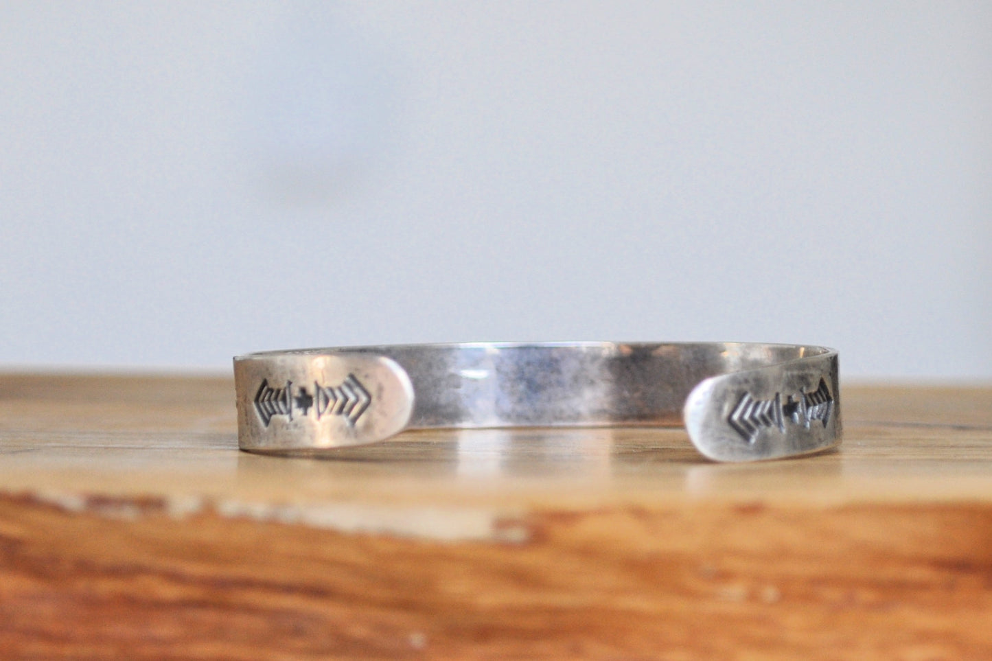 Navajo Sterling Silver Turquoise Cuff Bracelet – Handmade Native American Jewelry