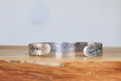 Navajo Sterling Silver Turquoise Cuff Bracelet – Handmade Native American Jewelry