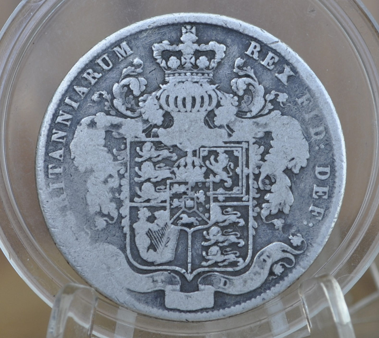 1825 Great Britain Half Crown - VG (Very Good) Detail - Silver 1/2 Crown 1825 United Kingdom HalfCrown Silver