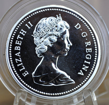 1976 Canadian Silver Dollar Prooflike - 50% Silver - Library of Parliament Canadian Silver Dollar, Commemorative