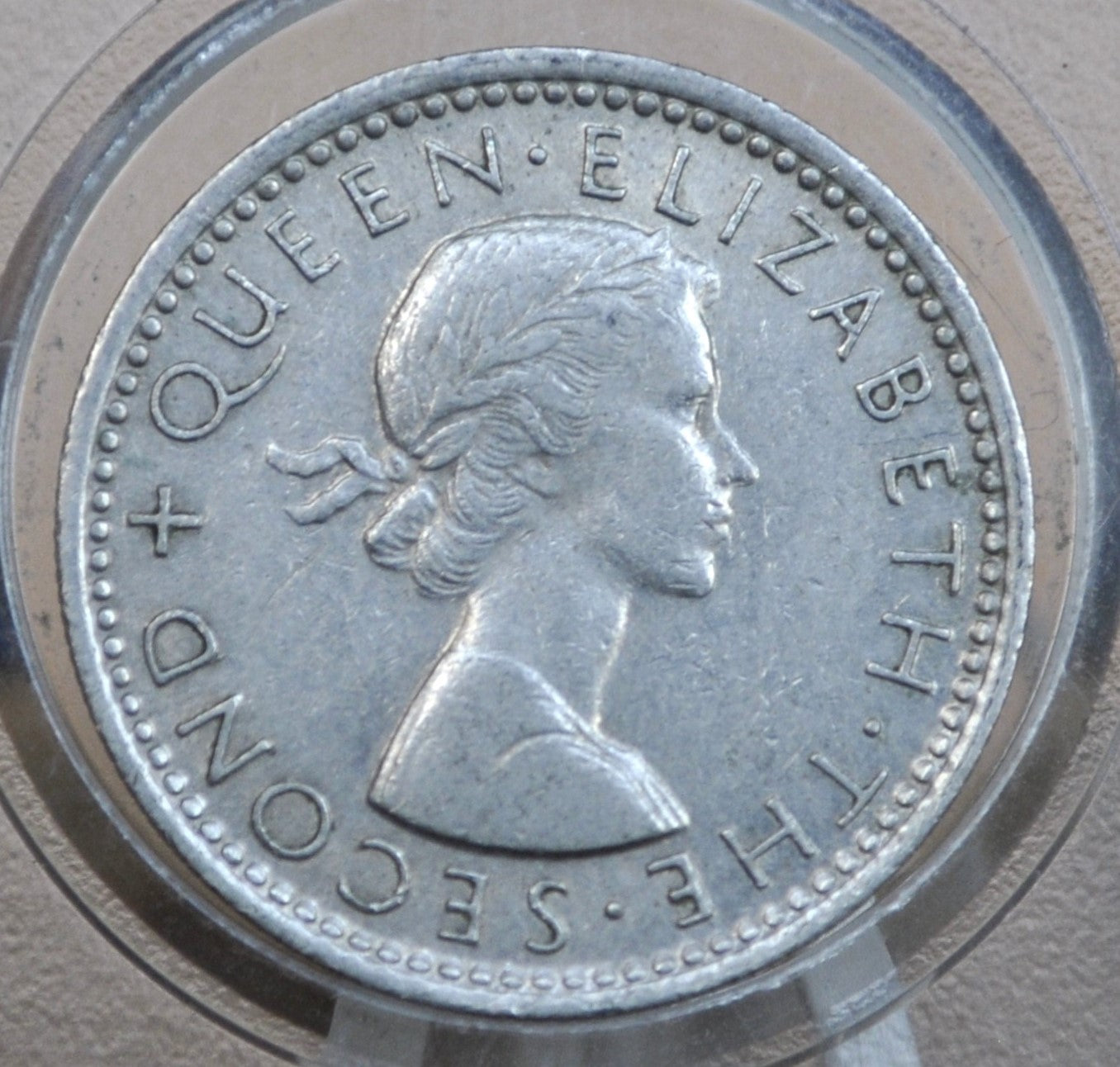 1965 New Zealand Sixpence - Great Condition, AU - 1965 New Zealand Six pence 6 Pence