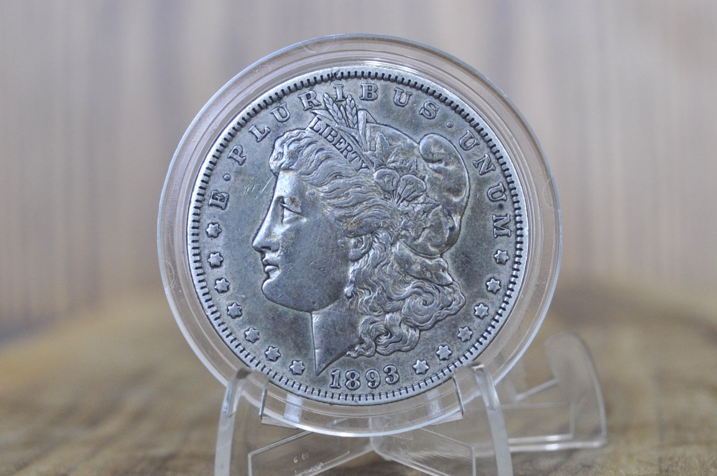 Authentic 1893 Morgan Dollar - XF (Extremely Fine) Grade / Condition - 1893 P Morgan Silver Dollar 1893P Silver Dollar 1893 - Tough Date