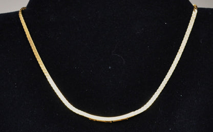 Vintage Avon Goldtone Baguette Amethyst Choker Necklace - 16 Inches - Stunning Avon Signed Baguette Link Purple Gemstone Necklace