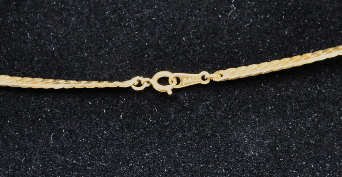 Vintage Avon Goldtone Baguette Amethyst Choker Necklace - 16 Inches - Stunning Avon Signed Baguette Link Purple Gemstone Necklace