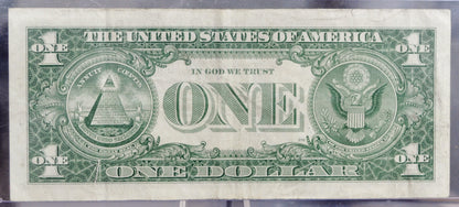 1957A Silver Certificate 1 Dollar Note - Near Trinary Fancy Serial Number - 46494595 - 1957 A One Dollar Blue Seal Banknote - Fr#1620