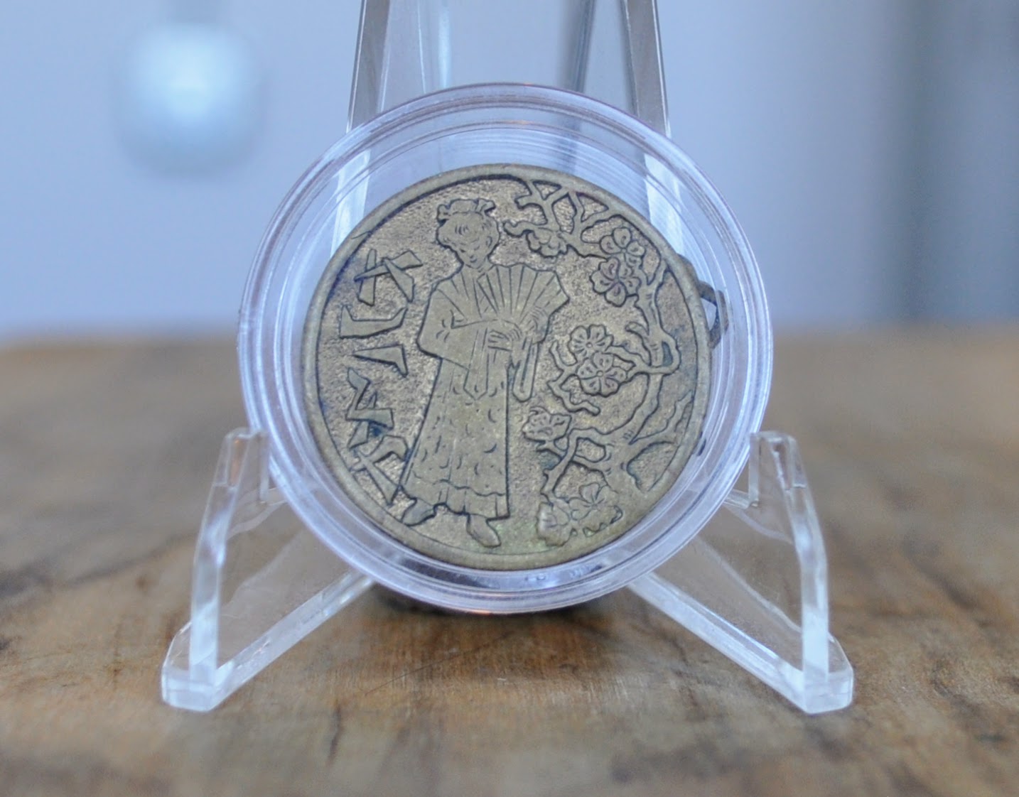 Meiji Imperial House of Japan Kyoto Brass Buckle - Belt Buckle/Clasp Antique Imperial House of Japan Kyoto WW2