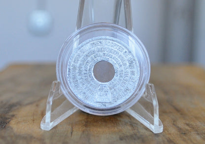 1897 HK-833 Bickford Bi-metal So called Dollar *No Brass Center - Bickford 1897 HK-833 variate, *Missing Brass Centerpiece - Dana Bickford of New York City Dollar 1897