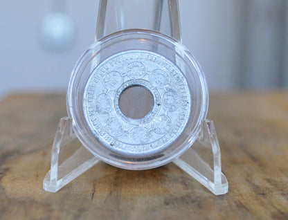 1897 HK-833 Bickford Bi-metal So called Dollar *No Brass Center - Bickford 1897 HK-833 variate, *Missing Brass Centerpiece - Dana Bickford of New York City Dollar 1897