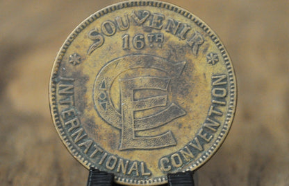 1897 San Francisco Christian Endeavor International Convention Token - 16th Annual Christian Endeavor Commemorative Medallion
