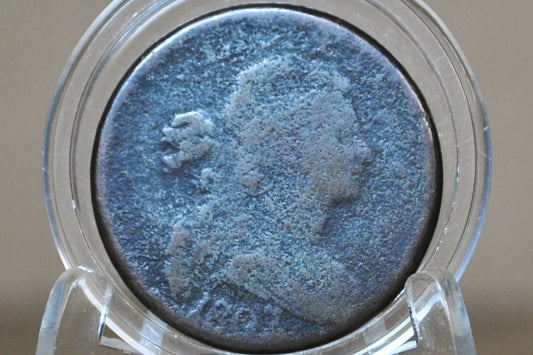 1807 Draped Bust Large Cent - AG/G Details, Corrosion - Affordable Coin for a Collection - US Large Cent 1807 One Cent US - Tough Date