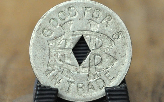 Good For 5 In Trade MB Trade Token - MB Arcade Good For Five In Trade Token