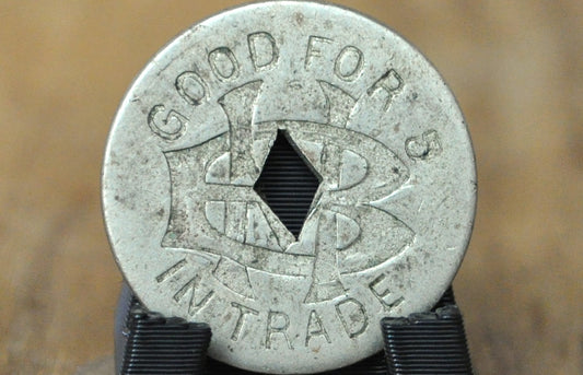 Good For 5 In Trade MB Trade Token - MB Arcade Good For Five In Trade Token