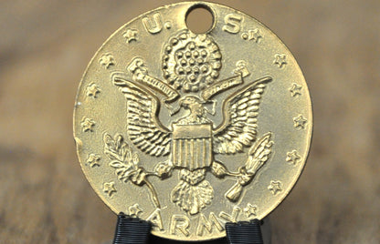 U.S. Army Holed Token - United States of America Army Token - U.S. Army Service Medallion