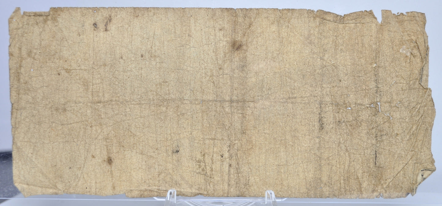 1862 Confederate States 1 Dollar Banknote - 2nd Series, No Overprint - Rarer Early CSA Note - 1862 Confederacy One Dollar Note - T-44/CS-44