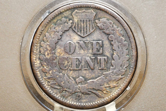 1877 Indian Head Penny - Fine Details - The Key Date - 1877 US 1 Cent 1877 Penny