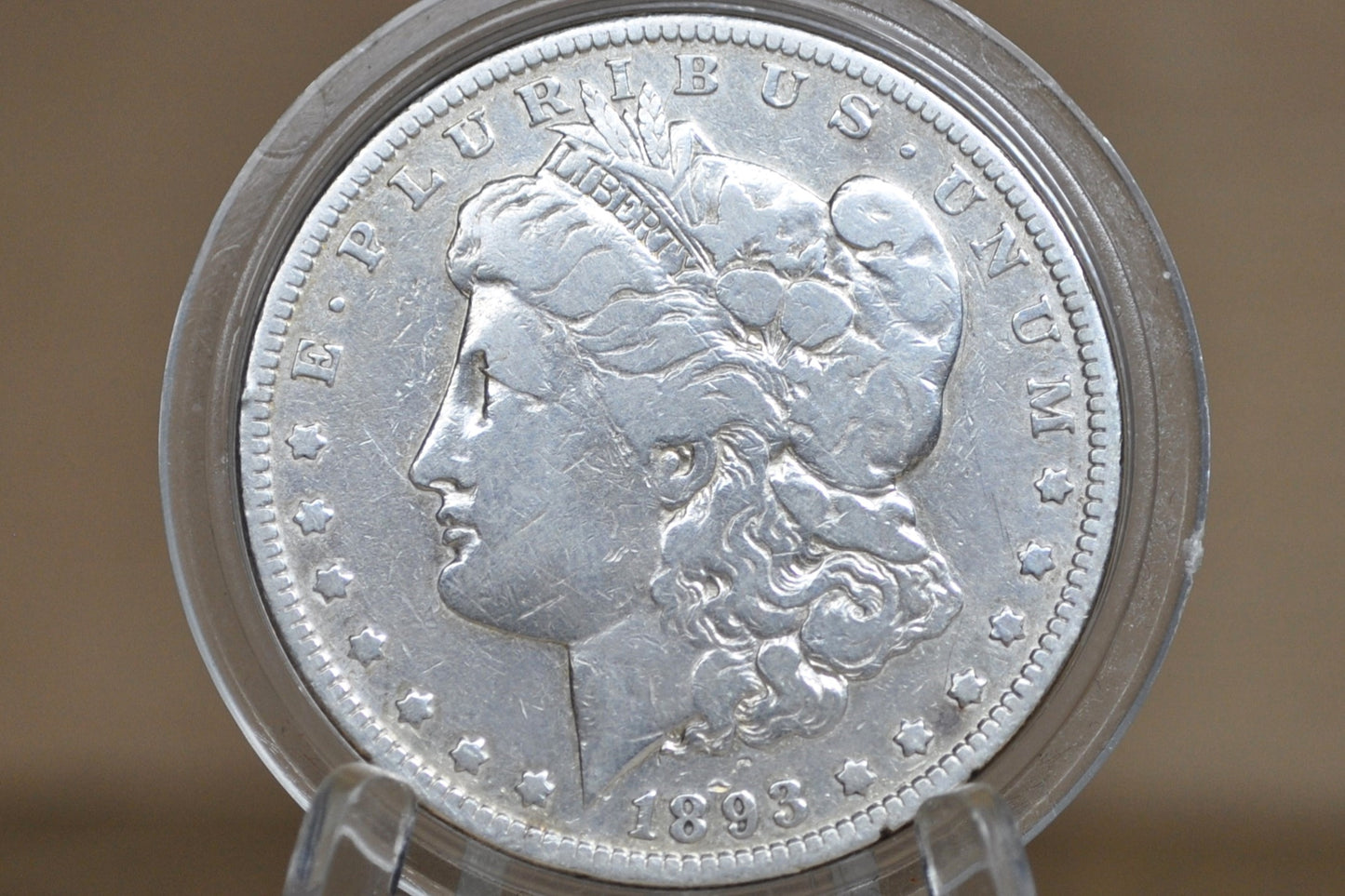 1893 Morgan Dollar - Fine Details, Cleaned - 1893 P Morgan Silver Dollar 1893P - Tough Date