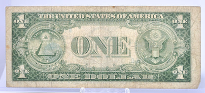 1935E Fancy Lucky 555 Repeating Serial Number Silver Certificate - 76785556 - 1935E One Dollar Blue Seal Fancy Serial Note - Fr#1614