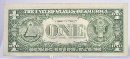 1957 Fancy Dual Duo Repeater Serial Number 1 Dollar Silver Certificate - 61577446 - 1957 Blue Seal One Dollar Fancy Serial Note - Fr#1619