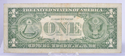 1957A Lucky 444 Fancy Serial Number Silver Certificate 1 Dollar Note - 98444505 - 1957 A One Dollar Blue Seal Banknote - Fr#1620