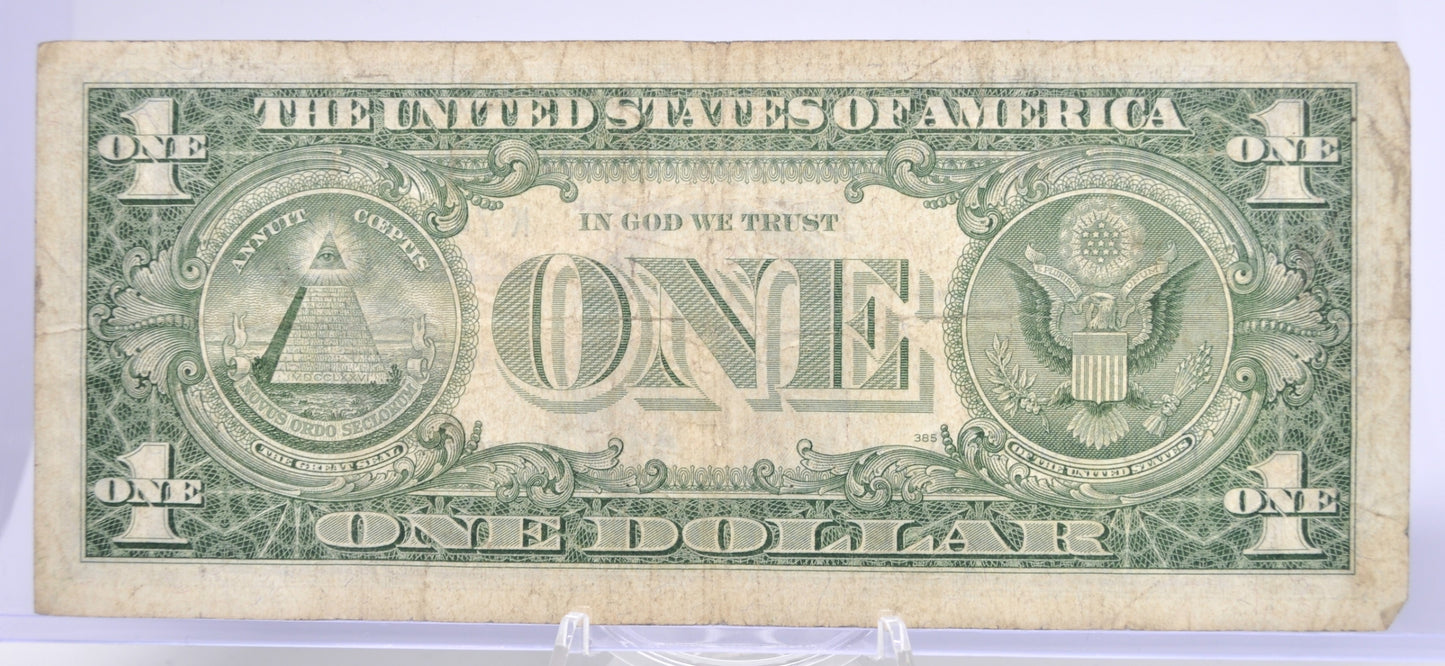 1957A Lucky 888 Fancy Serial Number Silver Certificate 1 Dollar Note - 74288818 - 1957 A One Dollar Blue Seal Banknote - Fr#1620