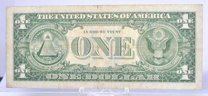 1957B Fancy Trio & Duo Lucky Serial Number 1 Dollar Silver Certificate - 05542229 - 1957 B One Dollar Blue Seal Fancy Serial Note - Fr#1621