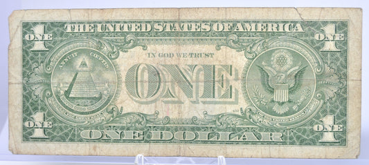 1957B Fancy Trio Lucky Serial Number 1 Dollar Silver Certificate - 30111864 - 1957 B One Dollar Blue Seal Fancy Serial Note - Fr#1621