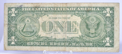 1957B Fancy Triple Duo Pattern Serial Number Silver Certificate - 97889955 - 1957 B 1 Dollar Blue Seal Fancy Serial Note - Fr#1621