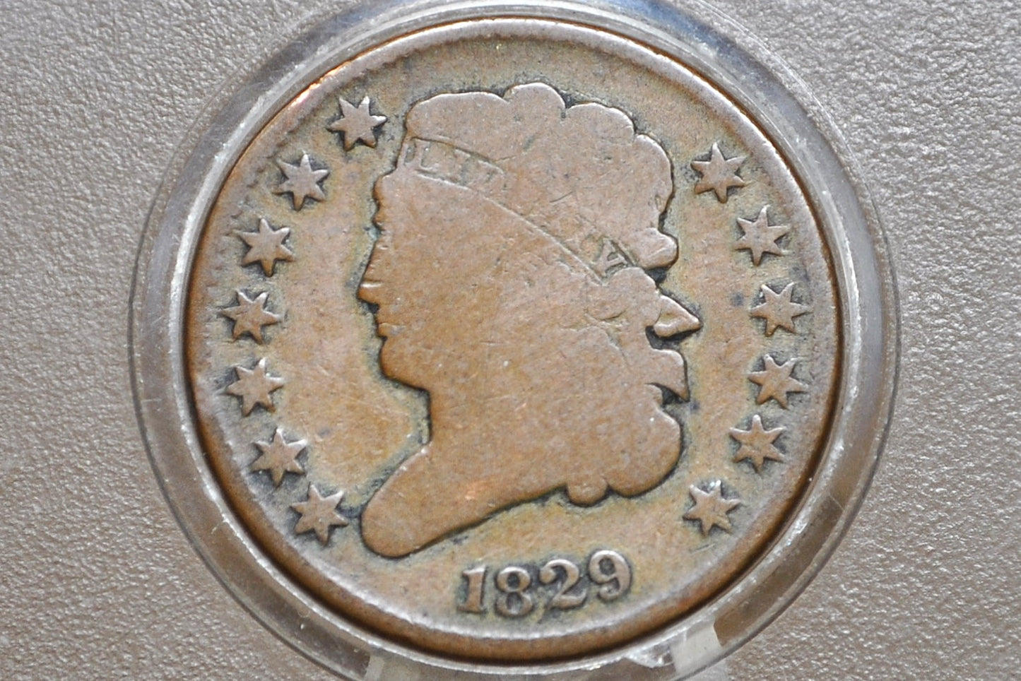 1829 Half Cent - Good - Classic Head Half Cent - 1829 US 1/2 Cent - Rarer Denomination