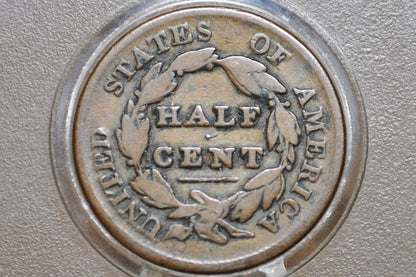 1829 Half Cent - Good - Classic Head Half Cent - 1829 US 1/2 Cent - Rarer Denomination