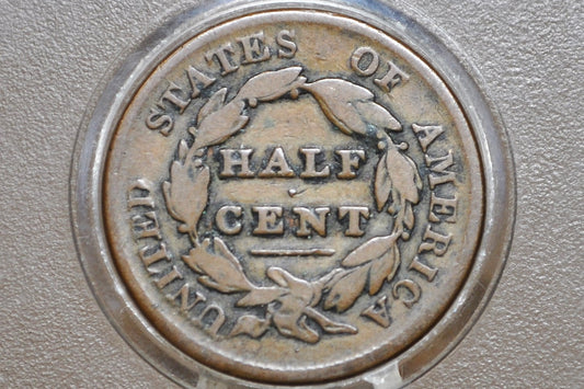 1829 Half Cent - Good - Classic Head Half Cent - 1829 US 1/2 Cent - Rarer Denomination