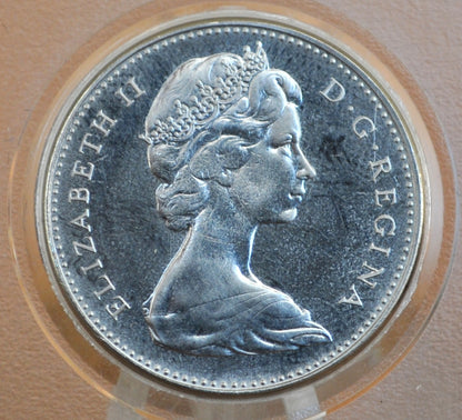 1967 Canadian Nickel, Prooflike - Rabbit / Snow Hare Design, Commemorative, Gem Proof - 5 Cent Coin Canada 1967 Canadian Nickel