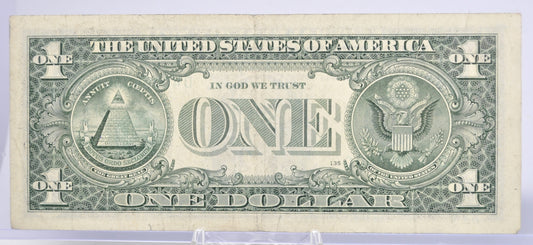 2013 Fancy Repeating Pattern Serial Number 1 Dollar Banknote - 40024300 - 2013 One Dollar Fancy Serial Note - Fr.3001-D