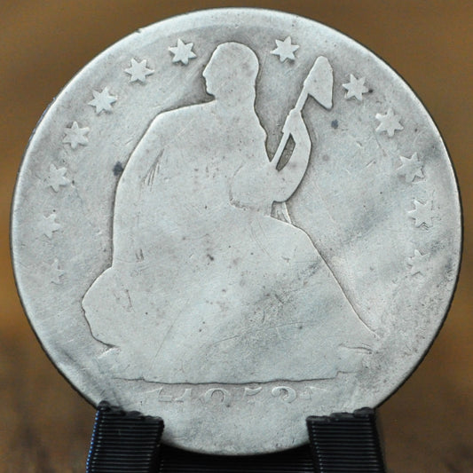 1853-O With Arrows & Rays Liberty Seated Half Dollar - New Orleans Mint - Silver U.S. 50 Cent Coin