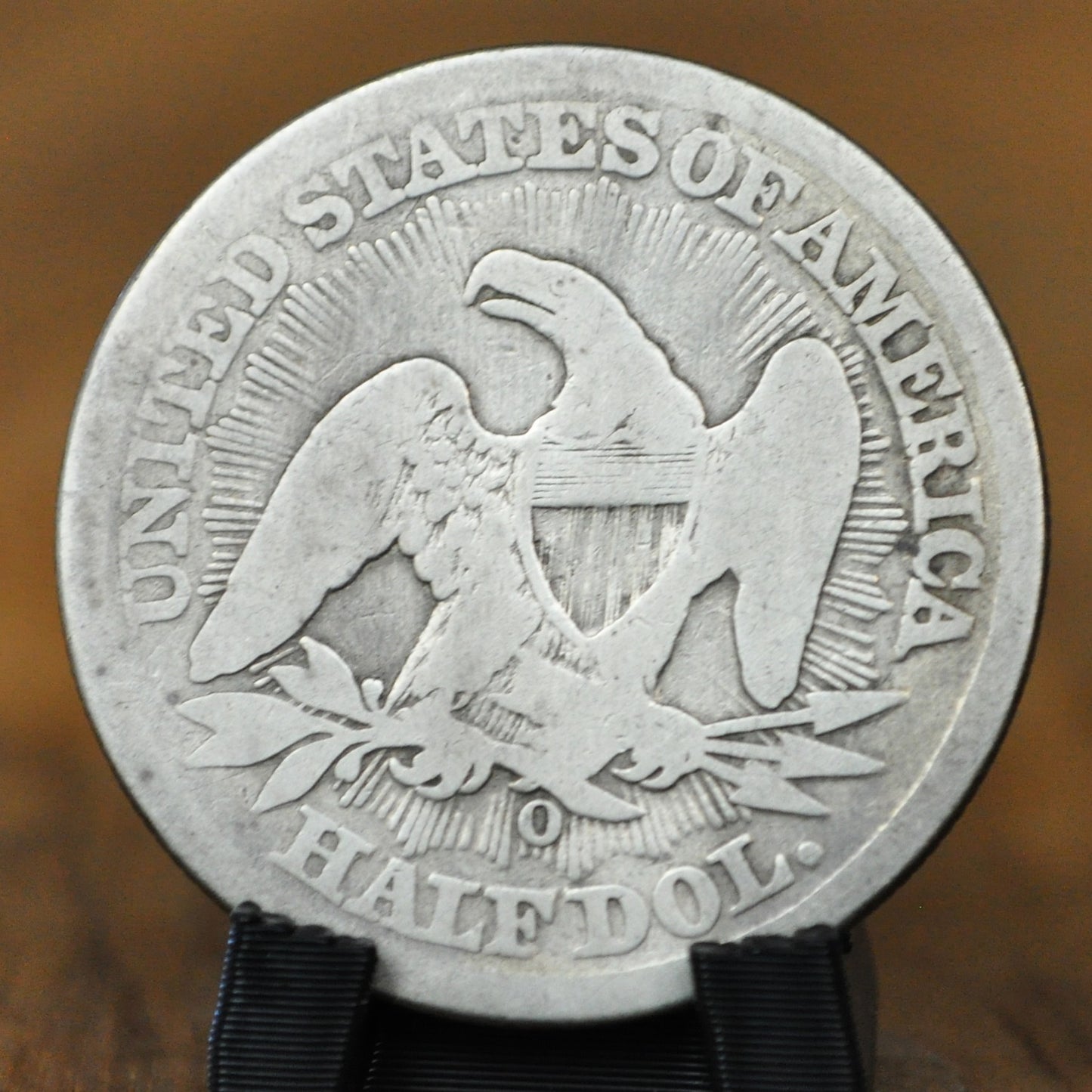 1853-O With Arrows & Rays Liberty Seated Half Dollar - New Orleans Mint - Silver U.S. 50 Cent Coin