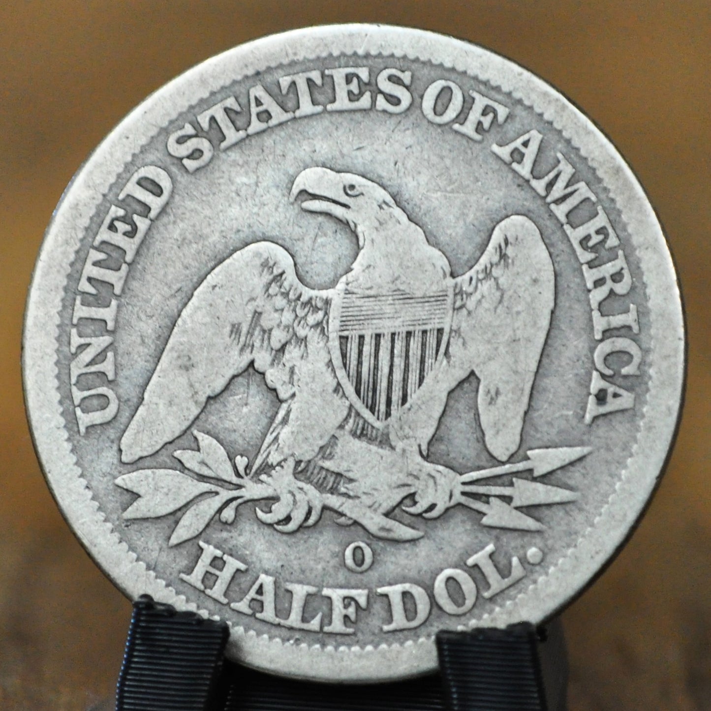 1845-O Liberty Seated Half Dollar - G-VG Condition - New Orleans Mint - American Silver Fifty Cent Coin