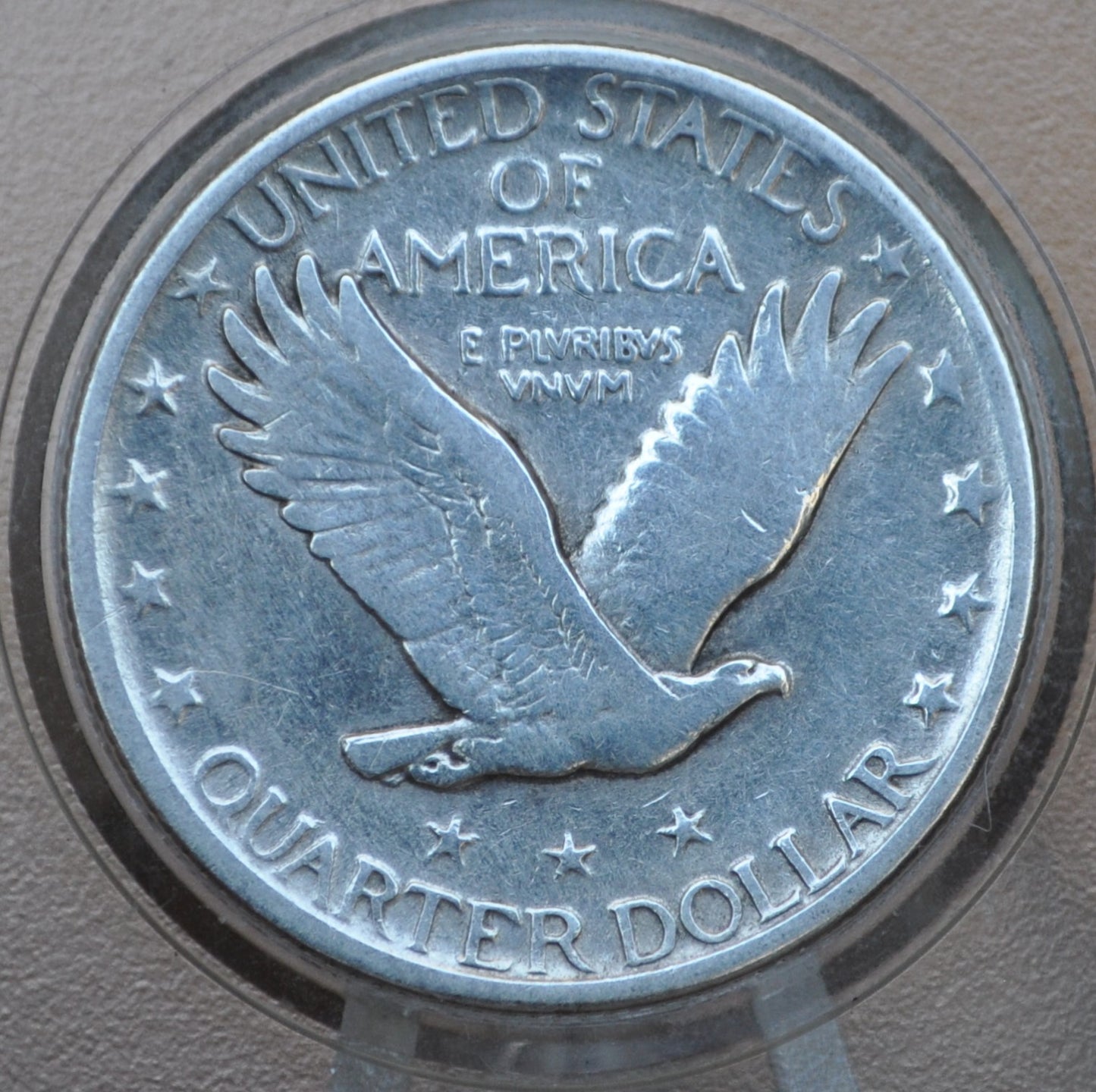 1920 Standing Liberty Quarter - F (Fine) Details, Cleaned - 1920 P Standing Liberty Standing Silver Quarter - Better Date