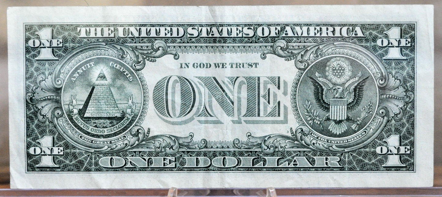 2021 1 Dollar Federal Reserve Star Note - Chicago (G) Issue - Extremely Fine (XF) - 2021 One Dollar Chicago Star Note - Fr.3008-G*