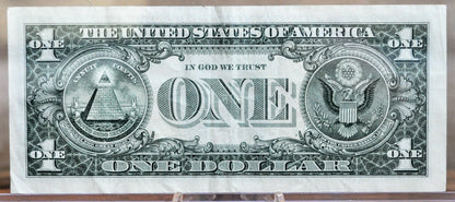 2021 1 Dollar Federal Reserve Star Note - Chicago (G) Issue - Extremely Fine (XF) - 2021 One Dollar Chicago Star Note - Fr.3008-G*