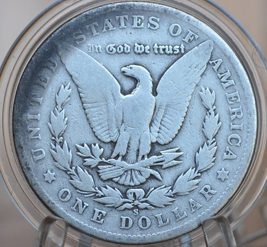 1904-S Morgan Silver Dollar - VG - 1904 S Morgan Dollar - 1904 S Mint Silver Dollar - Better Date