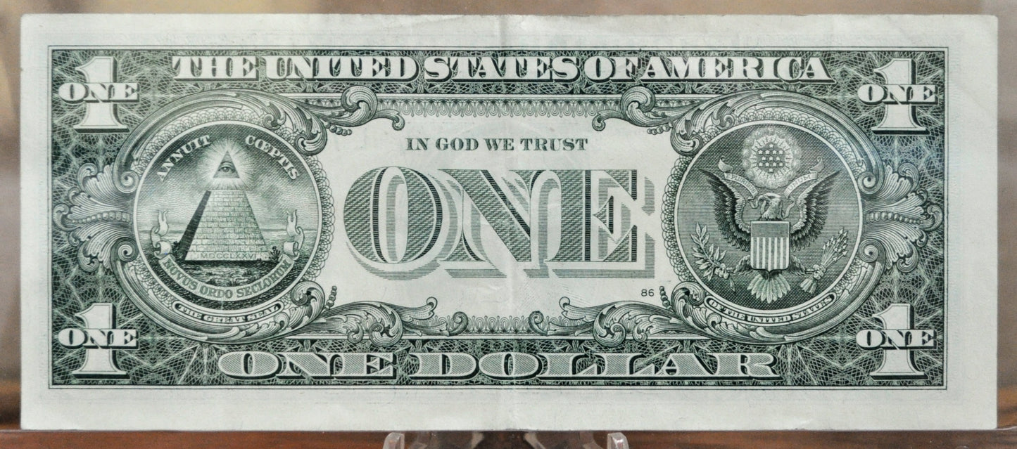 2009 Low and Fancy Serial Number 1 Dollar Federal Reserve Note - 00060608 - Philadelphia (C) Issue - 2009 One Dollar Note - Fr.1934-C